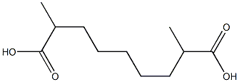 2,8-Dimethylazelaic acid 结构式