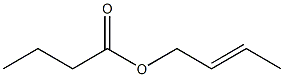 Butyric acid 2-butenyl ester 结构式