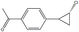 1-[(2R)-2-Chlorocyclopropyl]-4-acetylbenzene 结构式