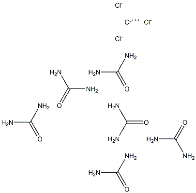 Hexakis(urea)chromium(III) chloride 结构式