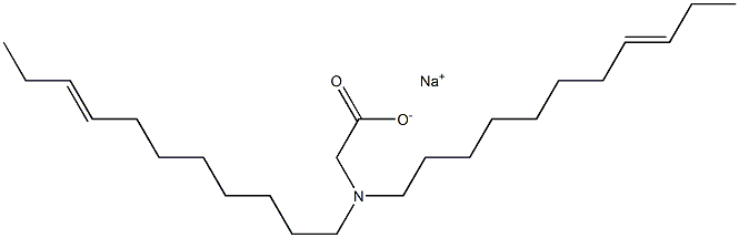 N,N-Di(8-undecenyl)aminoacetic acid sodium salt 结构式