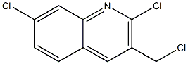 2,7-Dichloro-3-(chloromethyl)quinoline 结构式