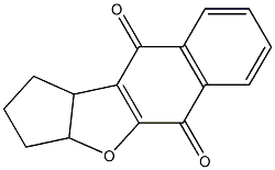 2,3-Propano-2,3-dihydronaphtho[2,3-b]furan-4,9-dione 结构式