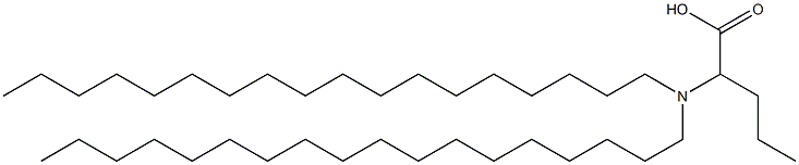 2-(Dioctadecylamino)valeric acid 结构式