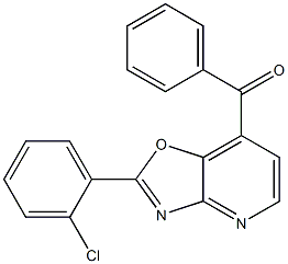 2-(2-Chlorophenyl)-7-benzoyloxazolo[4,5-b]pyridine 结构式