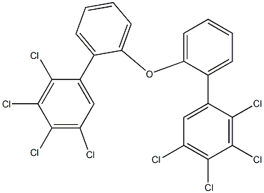 2,3,4,5-Tetrachlorophenylphenyl ether 结构式
