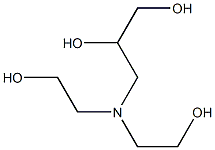 3-[Bis(2-hydroxyethyl)amino]-1,2-propanediol 结构式