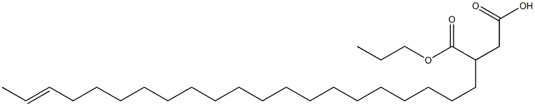 3-(19-Henicosenyl)succinic acid 1-hydrogen 4-propyl ester 结构式