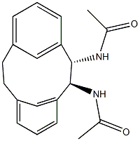 (1S,2S)-N,N'-Diacetyl-1,2-[ethylenebis(3,1-phenylene)]ethane-1,2-diamine 结构式