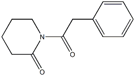 1-(Benzylcarbonyl)piperidin-2-one 结构式