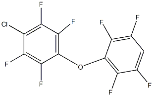 1-(2,3,5,6-Tetrafluorophenoxy)-4-chloro-2,3,5,6-tetrafluorobenzene 结构式