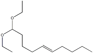 5-Decenal diethyl acetal 结构式