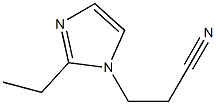 1-(2-Cyanoethyl)-2-ethyl-1H-imidazole 结构式