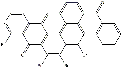 5,6,7,9-Tetrabromo-8,16-pyranthrenedione 结构式