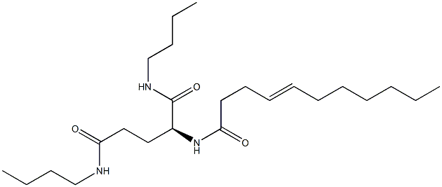 N2-(4-Undecenoyl)-N1,N5-dibutylglutaminamide 结构式