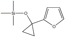 2-[1-(Trimethylsiloxy)cyclopropyl]furan 结构式