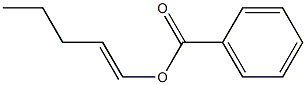 Benzoic acid 1-pentenyl ester 结构式