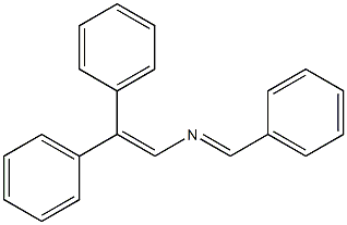 N-[(E)-Benzylidene]-2,2-diphenylethenamine 结构式