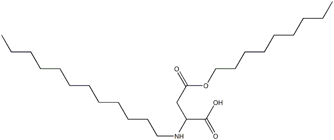 2-Dodecylamino-3-(nonyloxycarbonyl)propionic acid 结构式