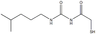 1-Isohexyl-3-(mercaptoacetyl)urea 结构式