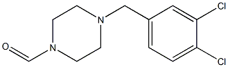 4-(3,4-Dichlorobenzyl)piperazine-1-carbaldehyde 结构式