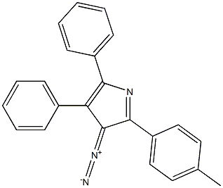 3-Diazo-2-(4-methylphenyl)-4,5-diphenyl-3H-pyrrole 结构式