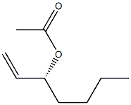 [R,(+)]-1-Heptene-3-ol acetate 结构式