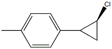 1-[(2S)-2-Chlorocyclopropyl]-4-methylbenzene 结构式