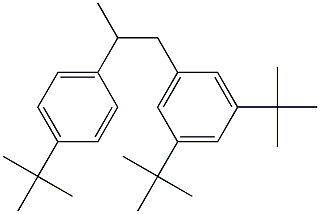 1-(3,5-Di-tert-butylphenyl)-2-(4-tert-butylphenyl)propane 结构式