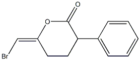 (6E)-6-(Bromomethylene)-3-phenyltetrahydro-2H-pyran-2-one 结构式