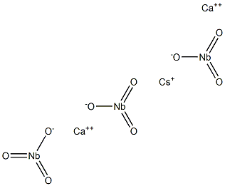 Cesium dicalcium triniobate 结构式