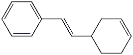 [2-(3-Cyclohexenyl)ethenyl]benzene 结构式