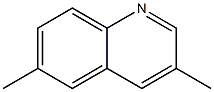 3,6-Dimethylquinoline 结构式