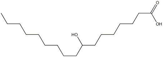 8-Hydroxyheptadecanoic acid 结构式