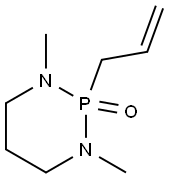 2-Allyl-2-oxo-1,3-dimethyl-1,3-diaza-2-phosphacyclohexane 结构式