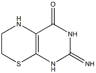 1,2,6,7-Tetrahydro-2-imino-5H-pyrimido[4,5-b][1,4]thiazin-4(3H)-one 结构式