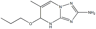 2-Amino-6-methyl-5-propoxy-4,5-dihydro[1,2,4]triazolo[1,5-a]pyrimidine 结构式