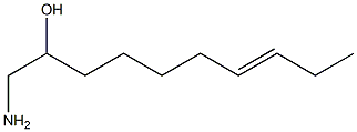 1-Amino-7-decen-2-ol 结构式