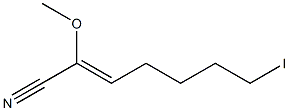 7-Iodo-2-methoxy-2-heptenenitrile 结构式