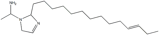 1-(1-Aminoethyl)-2-(11-tetradecenyl)-3-imidazoline 结构式