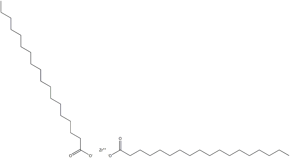Distearic acid zirconium(II) salt 结构式