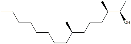 (2R,3R,7R)-3,7-Dimethyl-2-pentadecanol 结构式