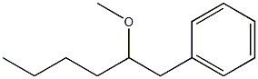 (2-Methoxyhexyl)benzene 结构式