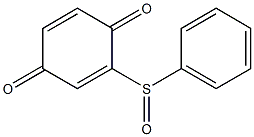 2-(Phenylsulfinyl)-p-benzoquinone 结构式