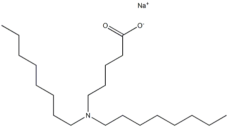 5-(Dioctylamino)valeric acid sodium salt 结构式