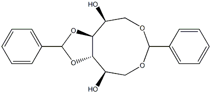 1-O,6-O:3-O,4-O-Dibenzylidene-L-glucitol 结构式