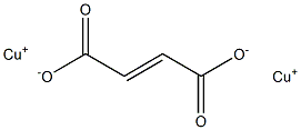 Fumaric acid dicopper(I) salt 结构式