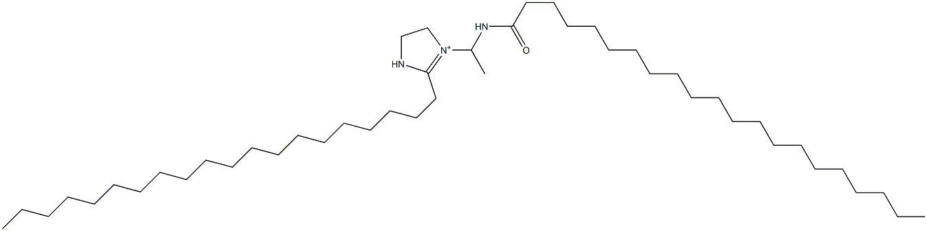 1-[1-(Henicosanoylamino)ethyl]-2-icosyl-1-imidazoline-1-ium 结构式