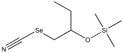 2-Trimethylsiloxybutyl selenocyanate 结构式