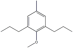 1-Methoxy-4-methyl-2,6-dipropylbenzene 结构式